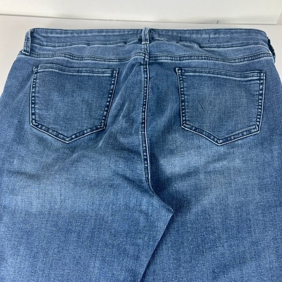Not Your Daughter Jean Women 38x30* Barbara Boot Cut High Rise Blue Denim Tag 16 - Picture 10 of 16